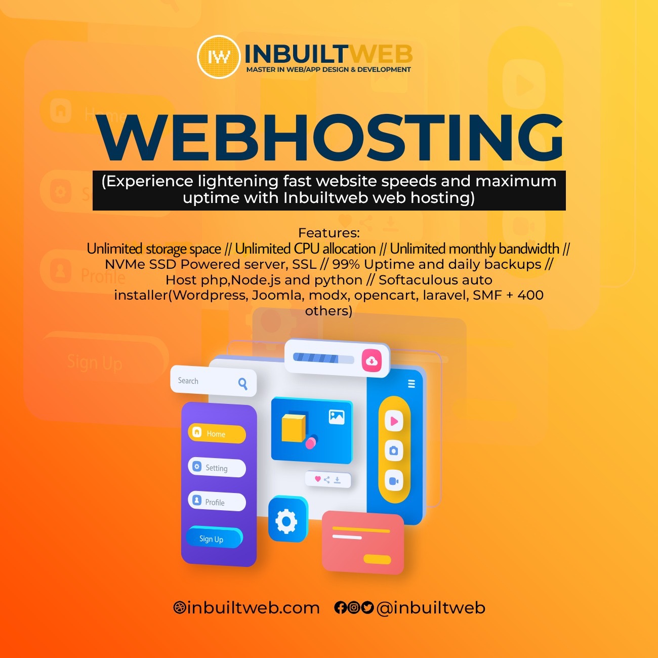 Why you should host your website(s) on Inbuiltweb